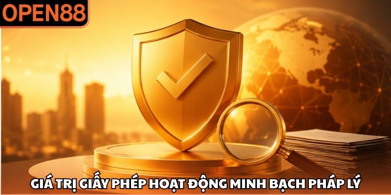 Giấy phép hoạt động OPEN88