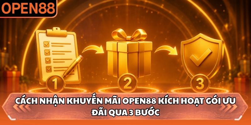 Cách nhận khuyến mãi OPEN88